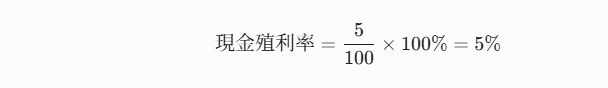 現金殖利率